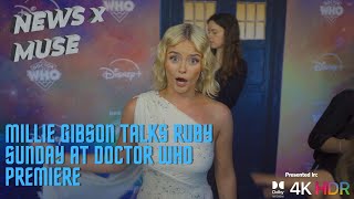 Millie Gibson Talks Ruby Sunday at Doctor Who Premiere