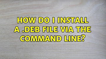How do I install a .deb file via the command line?