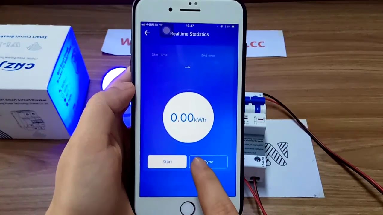 RUIMING Wifi 3P Circuit Breaker Wireless Remote Control IoT Switch APP Remote Control Support Alexa Google home