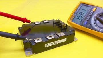 IPM IGBT 6 Pack Quick Test Meter Resistance Mode [KTFG 339]