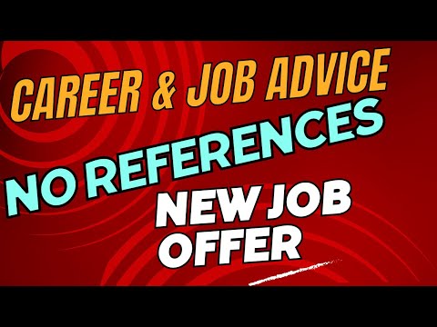How to get a job without two references?