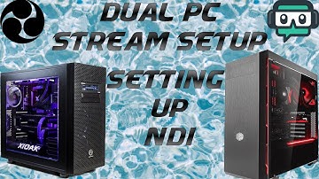 Dual PC streaming Setup NO Capture Card Needed (2021) OBS & NDI