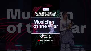 TIARA ANDINI! Pemenang Musician Of The Year #TiktokAwards2023 #shorts