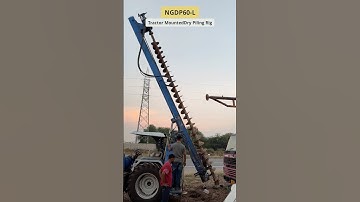 NGDp60-LTractor Piling Machine Wet Piling Machine Boring Machine #tractor #piling #rig #drilling