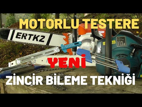 Video: Testere Zinciri Bileme Dosyaları: Evde Kendi Ellerinizle Yuvarlak Bir Dosya Ile Bir Zincir Nasıl Keskinleştirilir? Çap Nasıl Seçilir?