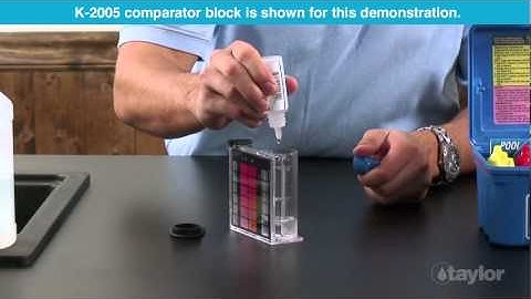 Taylor K2006 calcium hardness swimming pool water test