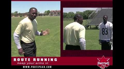 Football Tips: Wide Reciever Route Running with Wendell Davis