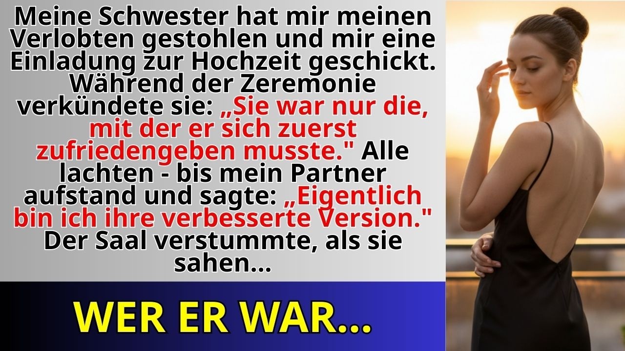 Meine Schwester stahl mir den Verlobten – aber an ihrem Hochzeitstag überraschte ich die Familie.