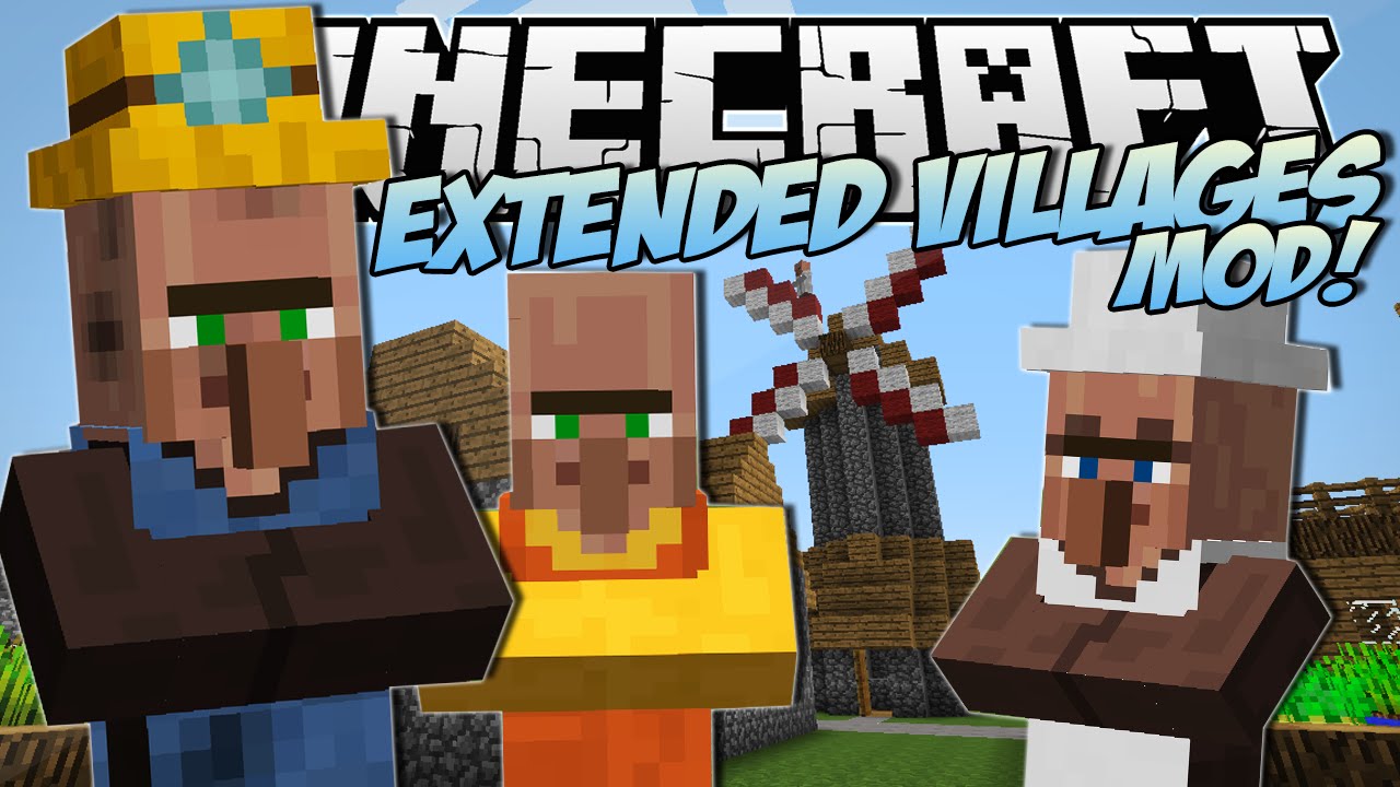 Minecraft Extended Villages Mod Miners Bakers Village Finder