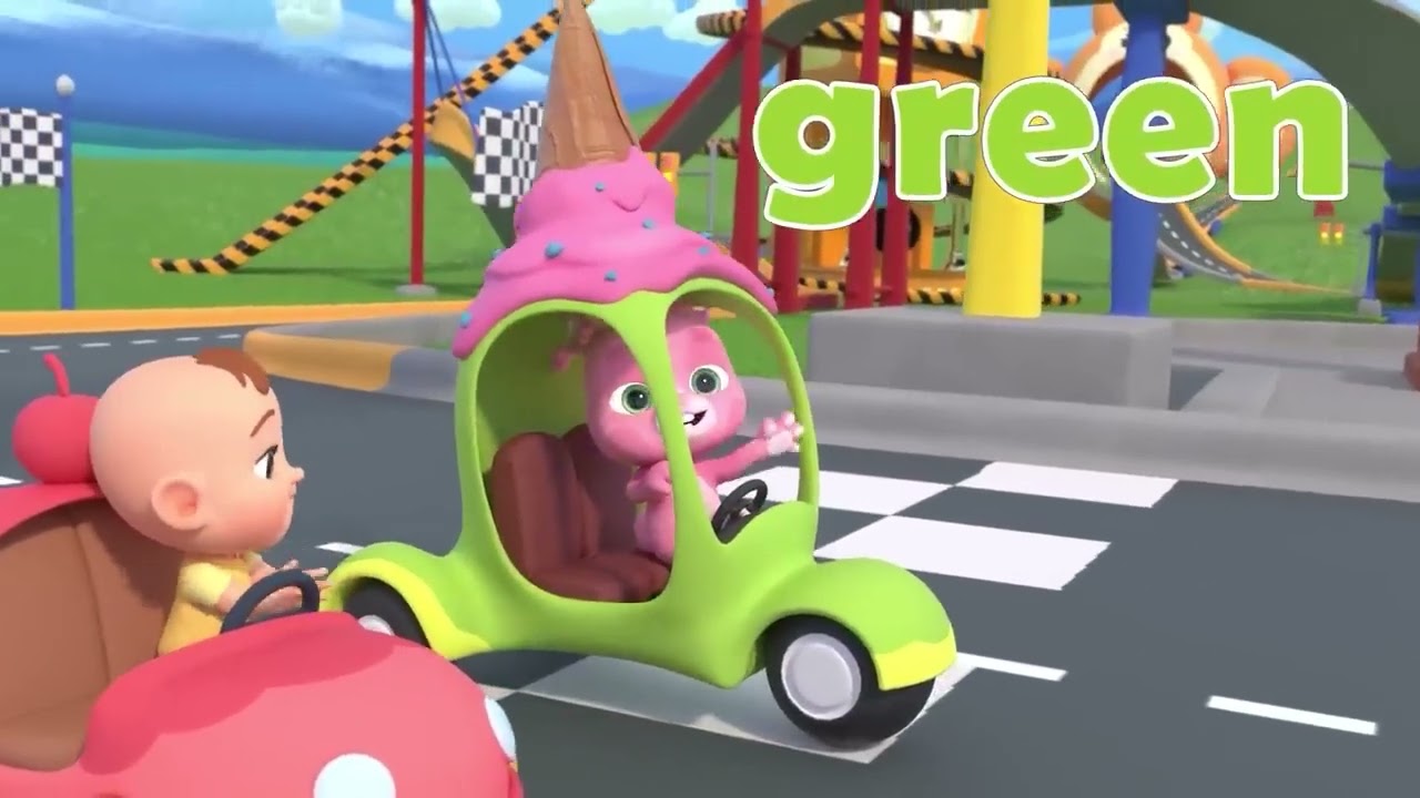 Baby Car Finger Family Racing Game Song Lalafun Nursery Rhymes Kids Songs