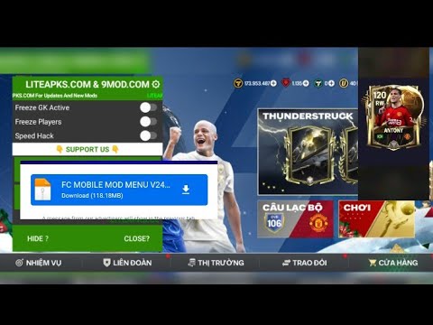 Cách Hack FC25 Mobile APK 24001 Mới Nhất Không Bị Ban – FC Mobile 25 VIP Mod Menu V24001