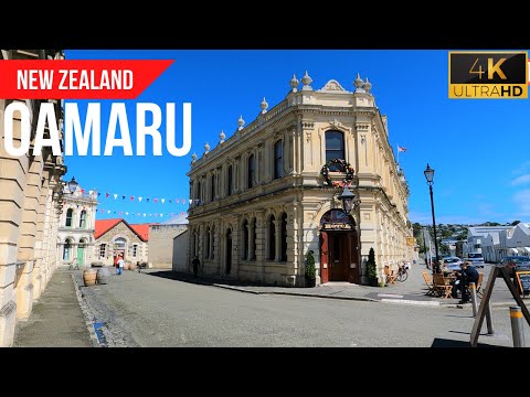 Oamaru, New Zealand | 4K Walking Tour