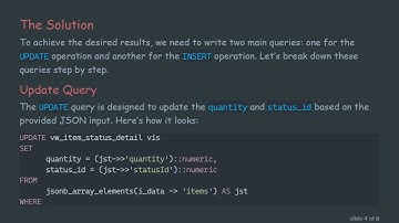 Updating Multiple Rows with JSON Input in PostgreSQL
