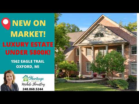 1562 Eagle Trail, Oxford, MI home video tour