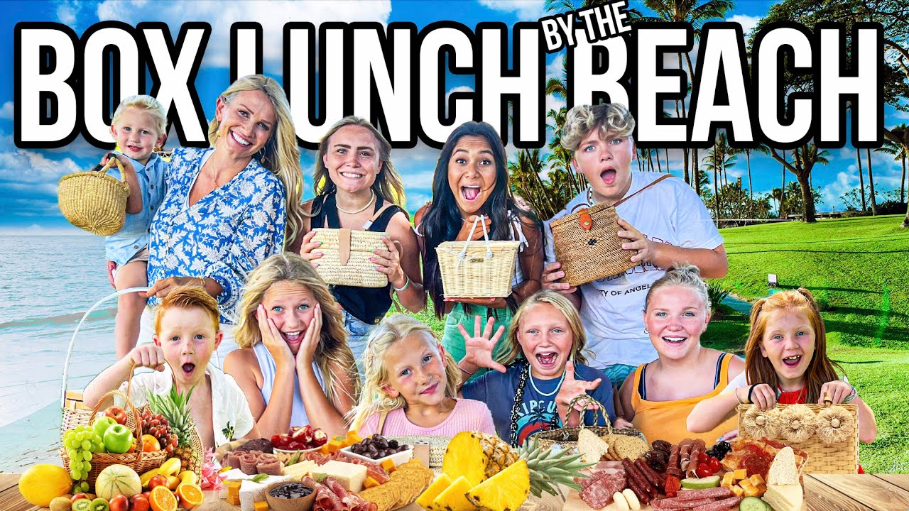BOXED LUNCH PLANNING AND PREP WiTH 10 KiDS!! YouTube