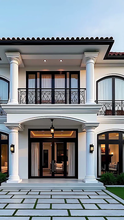 Luxury House Front Design Inspiration | Classic Meets Contemporary #home #design #shorts