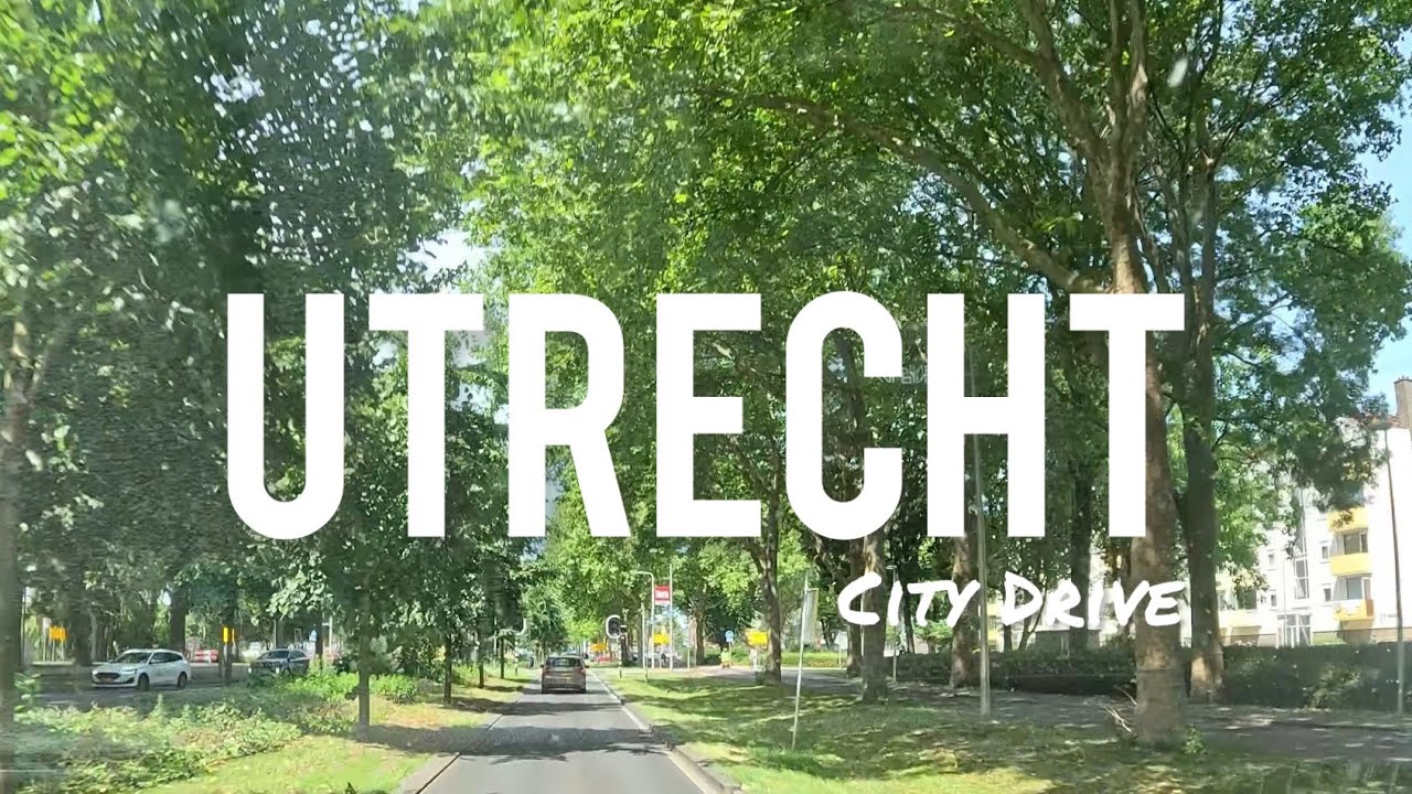 Utrecht, The Netherlands City Drive