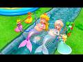 Super Mario Party - All Co-op and Coin Minigames - Peach Vs Daisy Vs Rosalina Vs Yoshi