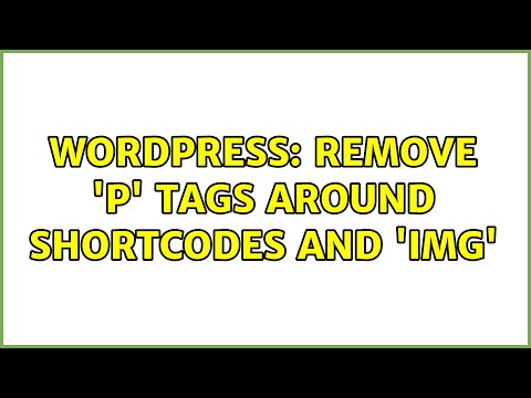 Wordpress: Remove 'p'