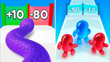 🐍 Snake Run Race VS Blob Clash 3D – EXTREME MAX LEVEL CHAOS!  (Android/iOS)