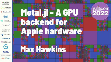 Metal.jl: A GPU Backend for Apple Hardware | Max Hawkins | JuliaCon 2022