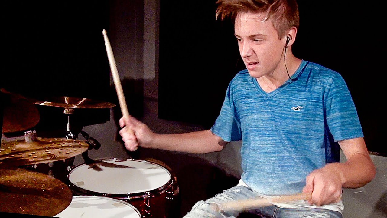 I Prevail - Come And Get It (drum cover) age 13