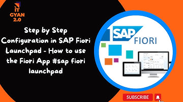 How to Configure SAP Fiori Launchpad - How to use the Fiori App #SAP fiori launchpad
