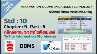 ICT Tutorials 2025 Std 10 Chapter 9.5 DBMS To the Information Storehouse screenshot 5