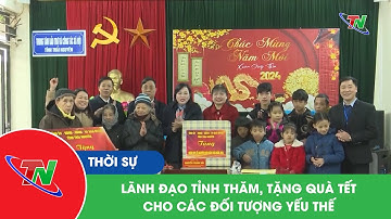 Lãnh đạo tỉnh thăm, tặng quà Tết cho các đối tượng yếu thế