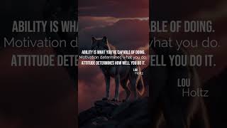 lou holtz heart touching inspirational wisdom|| #believeinyourself #lifequotes #billionairemindset