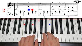 Cowboy's Song, Moderate version, John Thompson`s easiest piano course, Part 3