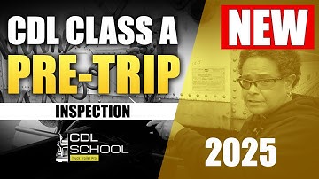 New CDL Class-A PRE-TRIP EXAM 2025