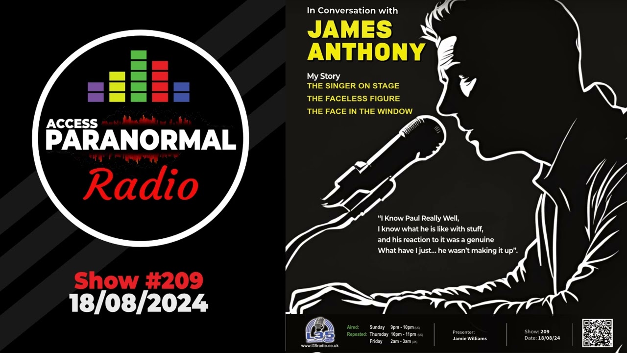 209 | My Story | JAMES ANTHONY | The Singer On Stage | The Faceless Figure | The Face In The Window