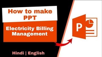 PPT - Electricity Billing System Project | Presentation - Electricity Bill Management | PPT in Hindi
