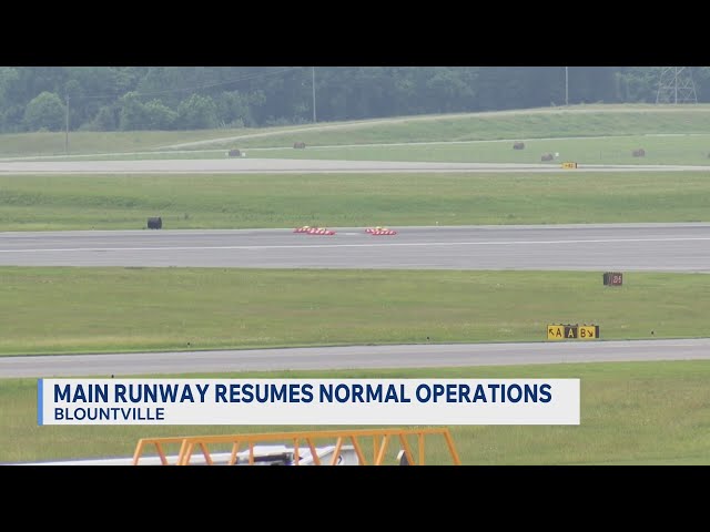 Tri-Cities Airport Runway Reopens After Shutdown Due To Sinkhole