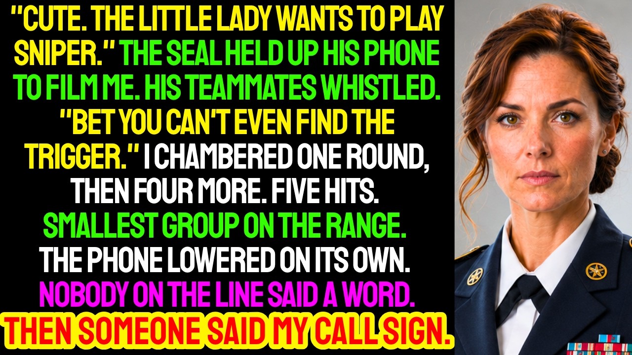 He set his rifle down on top of my lane card like it was a napkin somebody had left behind, and he didn't even look at me. He looked at his friends. "Cute," he said, loud enough for the whole...