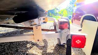 how to adjust boat bunk trailer with boat on trailer