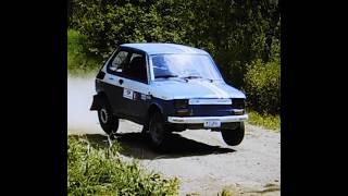 Fiat 126p Rally and Race 2025. Crazy drivers actions. #rally #motorsport #automobile