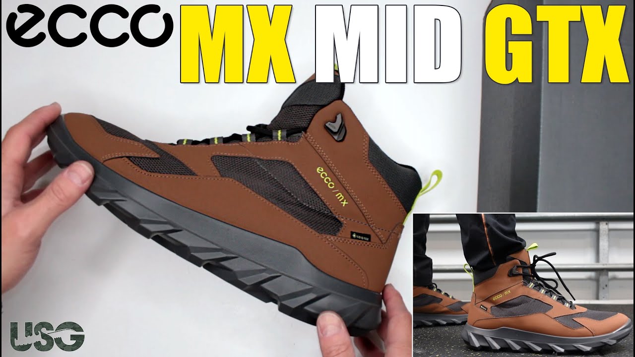 ondsindet impressionisme komme Ecco MX Mid GTX Review (ALL NEW Ecco Hiking Boots Review) - YouTube