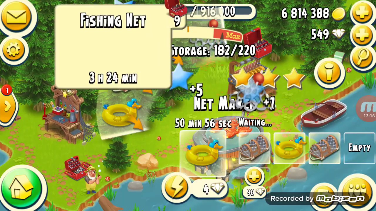 Upgrade Tackle Box Storage 225 Hay Day Gameplay YouTube