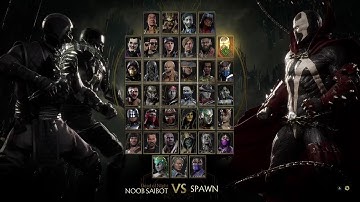 Mortal Kombat 11-Noob Saibot vs Spawn