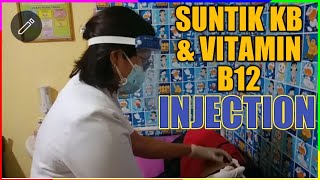 Suntik kb dan Suntik Vitamin B12 injection du Dunia Bidan