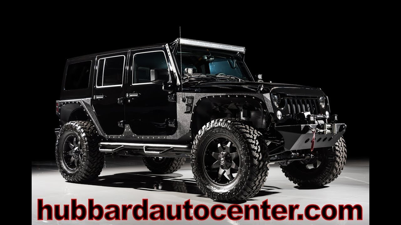 2016 Jeep Wrangler Unlimited Fully Custom, Smittybilt armored fenders, Fuel  Wheels and so much more - YouTube