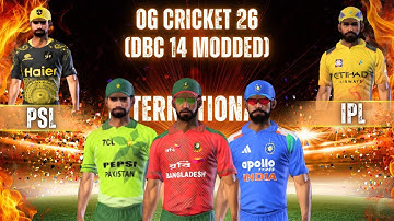 OG CRICKET 26 ( DBC 14 MODED) - DBC 14 New Update -  Review By QtxPalash