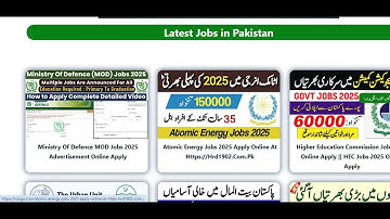 MoD Jobs 2025 Announced | Analyst MoD 2025 Jobs | ISI Jobs |Latest Job Announcement Defence Ministry