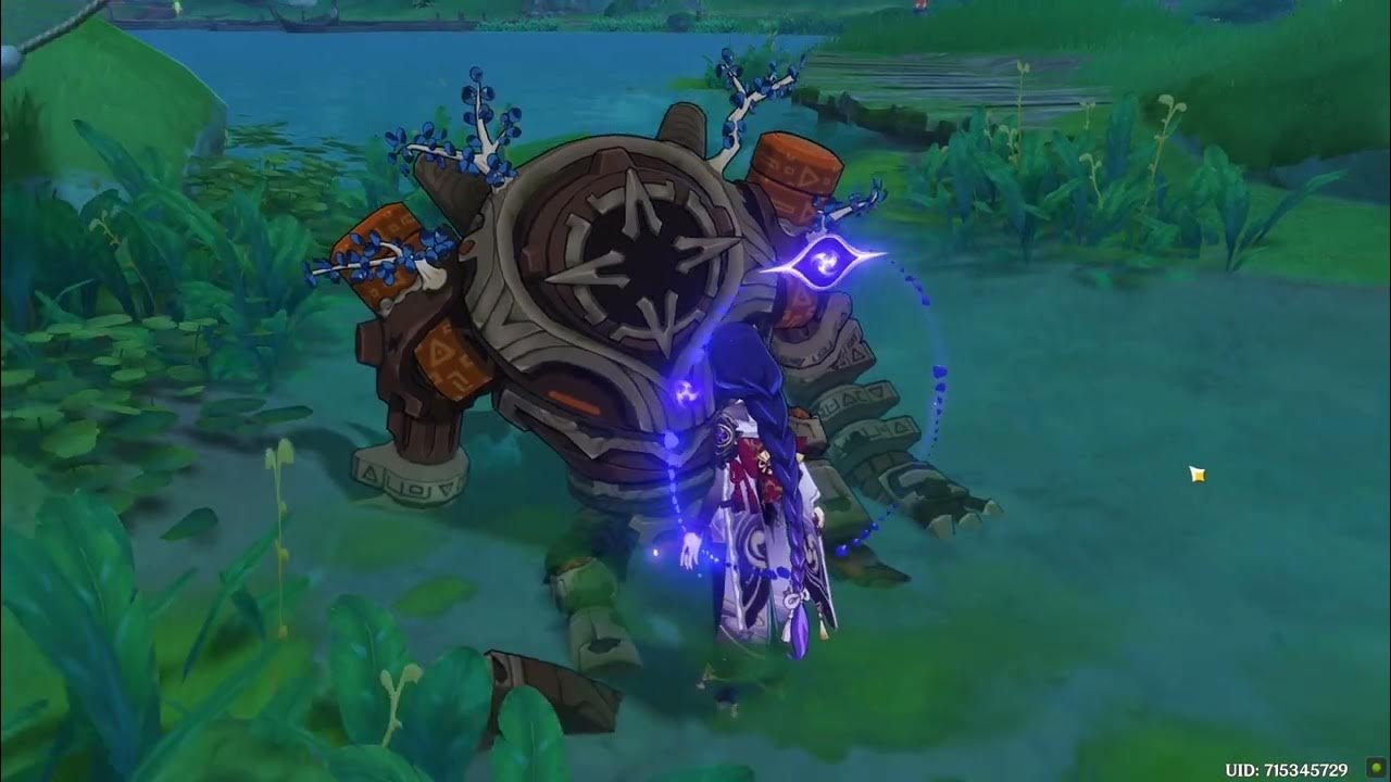 где найти энергетический куб геншин. подземные пещеры сумеру. гигантский страж руин. в горах геншин прохождение. энергетические кубы геншин.