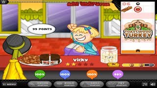Papa's Cheeseria Day 37 Rank 23 Portallini Feast (New Sliced Salami) Gameplay + Mini Games screenshot 4
