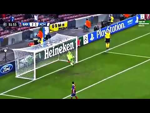 افضل اهداف ميسي على اغاني دقات القلب 