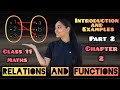 Relations and Functions | Introduction and Examples (Part 2)| Class 11 Maths NCERT | DIYA SHARMA 