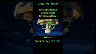 174Hz Restful Sleep | 10 Hrs Black Screen | Alpha &amp; Delta Waves  #binauralbeats #174hz #sleepmusic